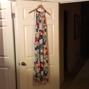 Maxi Floral Dress with Pockets
